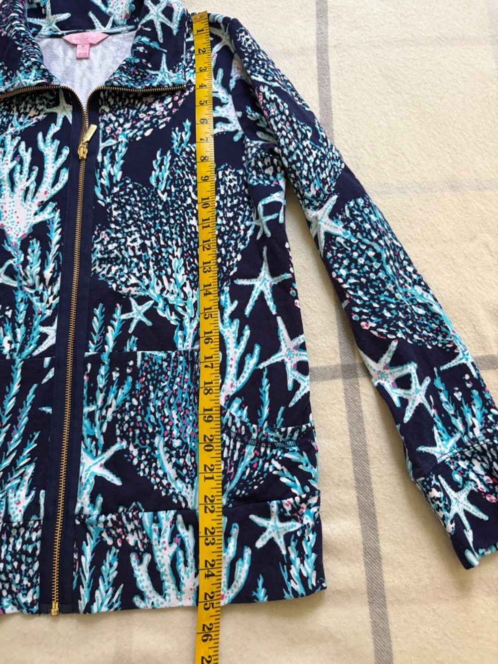 Lilly Pulitzer Good Reef Leona Full Zip Jacket - Picture 12 of 12